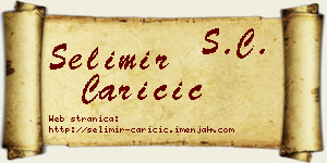 Selimir Caričić vizit kartica